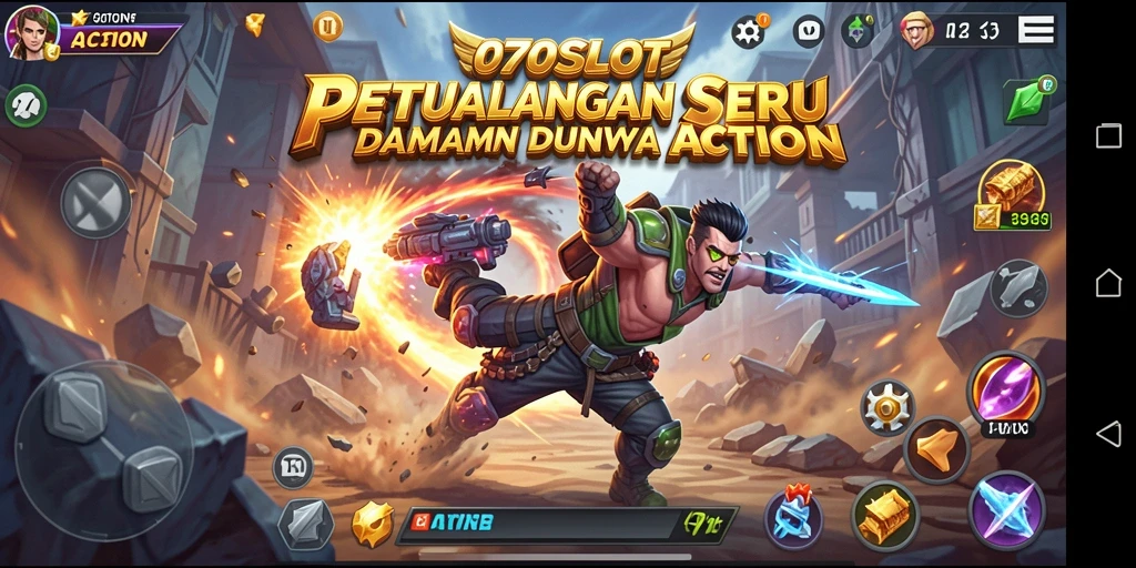 Tampilan antarmuka <strong>070SLOT</strong> yang dinamis dan menarik.