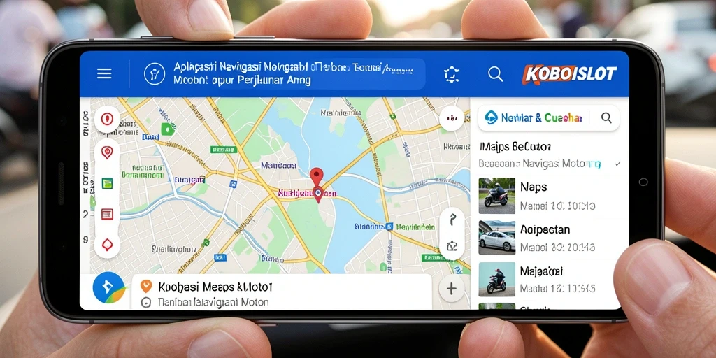 Antarmuka KOBOISLOT menunjukkan fungsi navigasi motor yang intuitif.