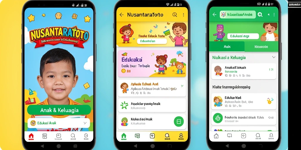 Tampilan antarmuka NUSANTARATOTO yang edukatif dan menarik untuk anak.
