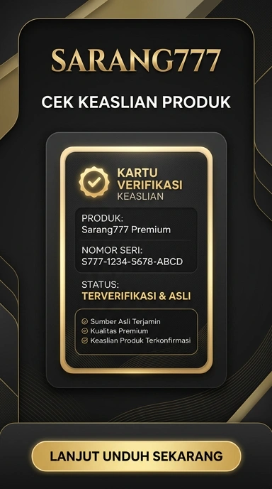 Kanal Resmi sarang777 untuk Pengguna Android Indonesia